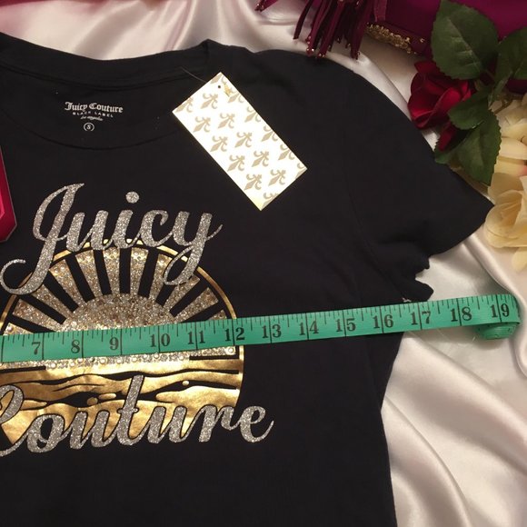 RARE new vintage juicy couture tee shirt and 2 bracelet set ! - Picture 12 of 13